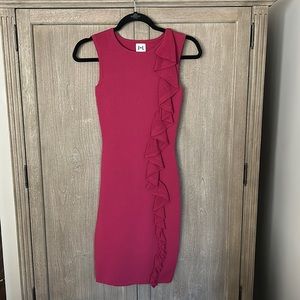 Only worn once. Great dress in the perfect color for spring events.
